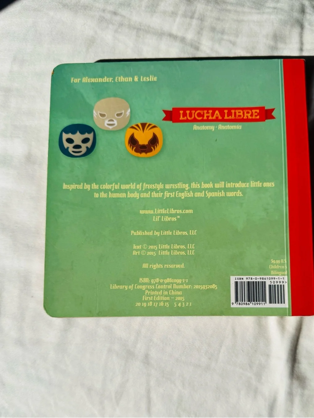 Spanish Toddler Lotería Board Book